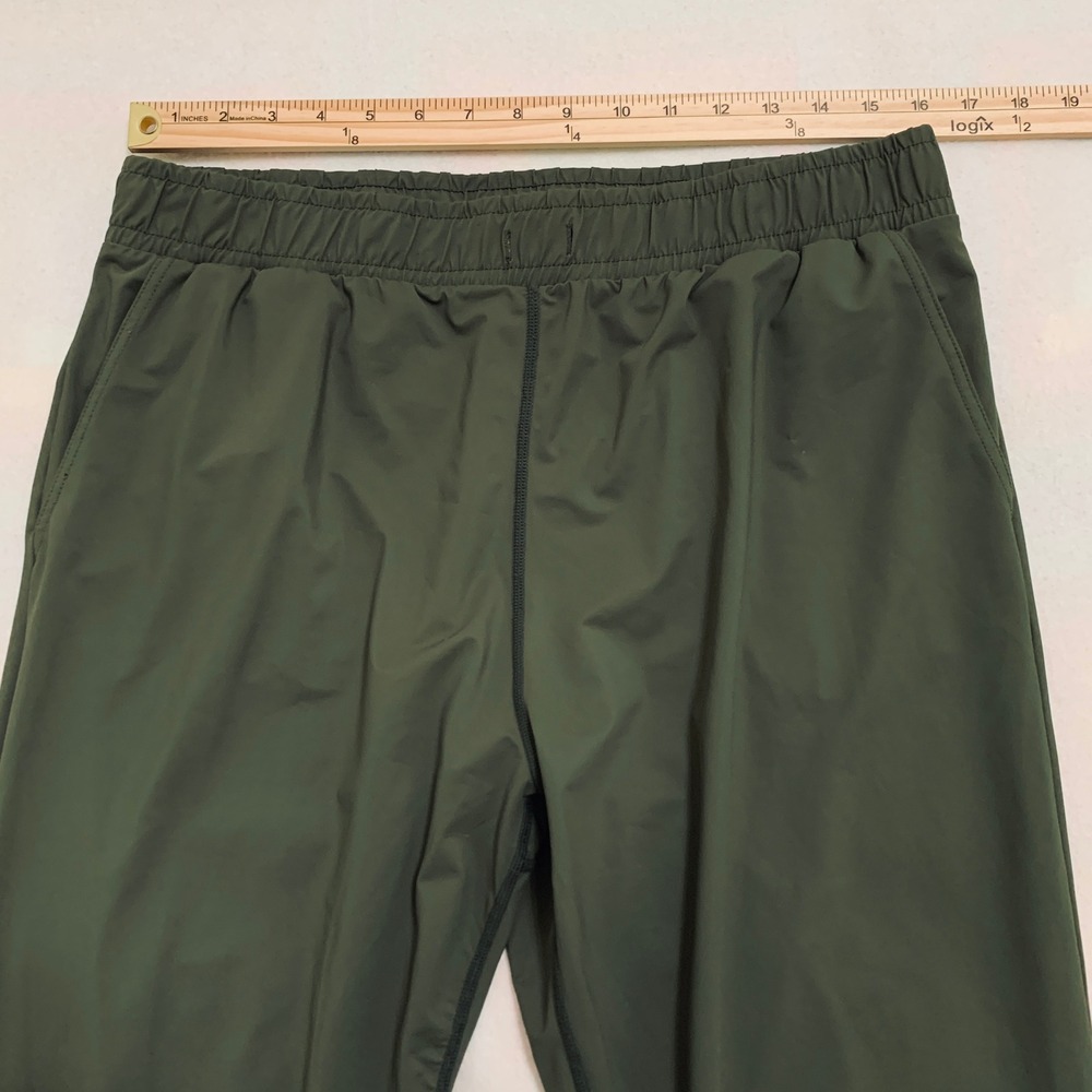 ZYIA Women's Elastic Waist Ankle Active Versatile Pants Stretch Comfort Green XL - Picture 8 of 12